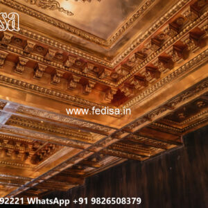Wooden Classic Ceiling Design Simple Room Ceiling Design No-7705