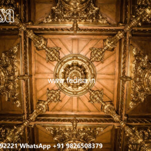 Wooden Classic Ceiling Design Chhath Pop Design No-7714