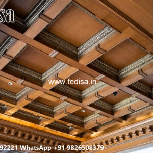 Wooden Classic Ceiling Design Ceiling Fan Decoration Ideas No-7722