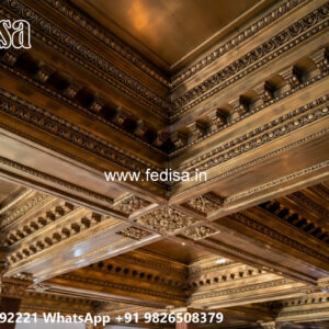 Wooden Classic Ceiling Design Gypsum Flower Design No-7732