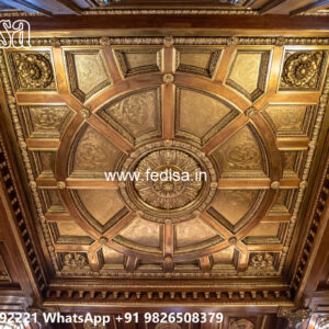 Wooden Classic Ceiling Design Folsiling New Design Room No-7733