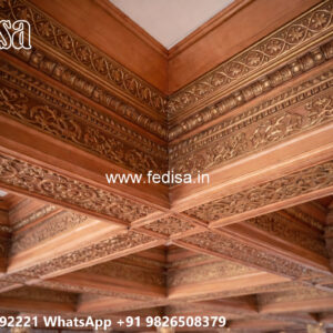 Wooden Classic Ceiling Design Simple Gypsum Ceiling No-7734