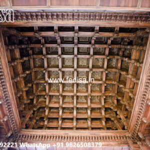 Wooden Classic Ceiling Design Bedroom Design False Ceiling No-7739