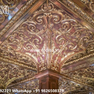 Wooden Classic Ceiling Design Cement Pop Ceiling Design No-7740