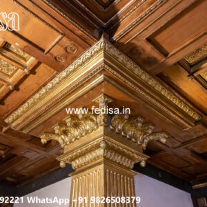Wooden Classic Ceiling Design False Ceiling Design Room No-7750