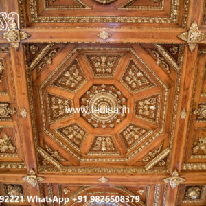 Wooden Classic Ceiling Design Chhath Ke Pop Ke Design No-7760