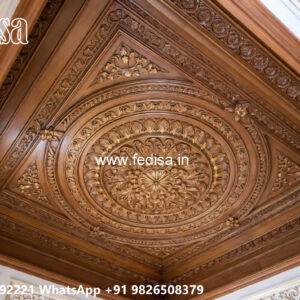 Wooden Classic Ceiling Design For Ceiling Design Hall No-7761