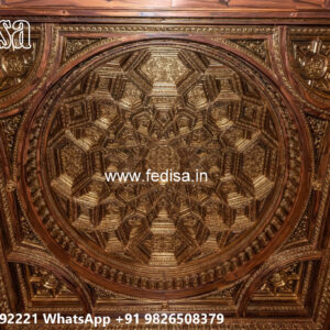 Wooden Classic Ceiling Design False Design No-7787