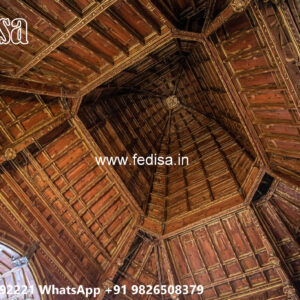 Wooden Classic Ceiling Design Porch Ceiling Pop Design No-7792