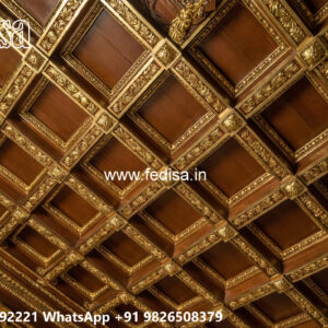 Wooden Classic Ceiling Design False Ceiling For Balcony No-7793