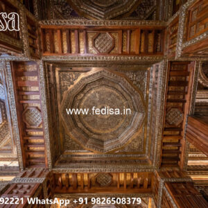 Wooden Classic Ceiling Design Pvc Forsling Design No-7809