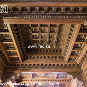 Wooden Classic Ceiling Design Gypsum Ceiling Ideas No-7815