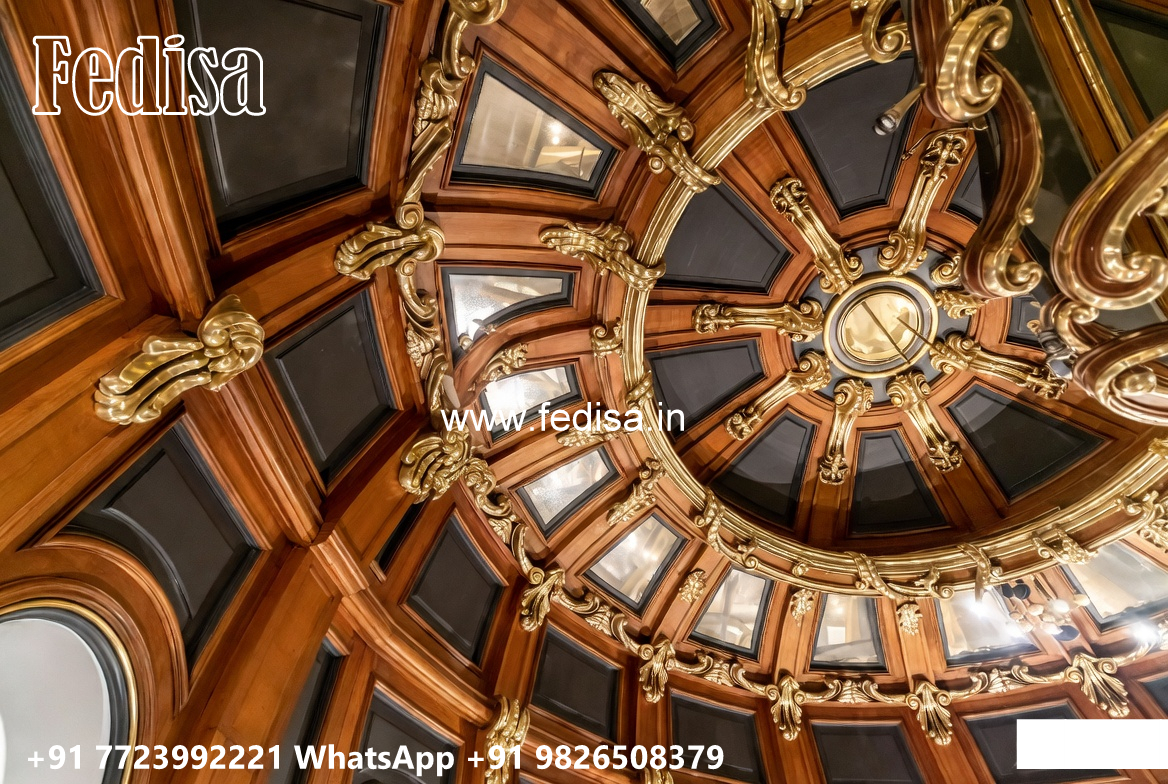 Wooden Classic Ceiling Design Fall Ceiling Room No-7819
