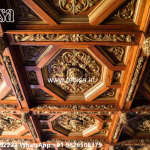 Wooden Classic Ceiling Design Pvc Pop Ceiling Design No-7820