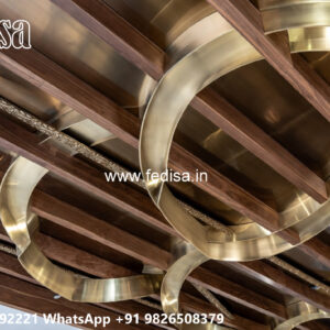 Wooden Classic Ceiling Design Pop Ki Latest Design No-7857