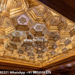 Wooden Classic Ceiling Design Ceiling Design For Fan No-7878