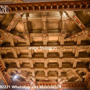 Wooden Classic Ceiling Design Pop Four Ceiling Design No-7887