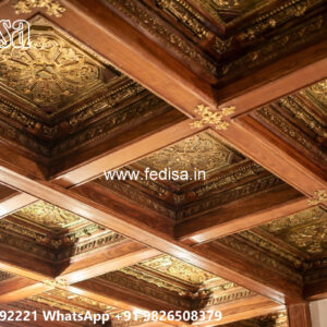 Wooden Classic Ceiling Design False Ceiling Color Ideas No-7889