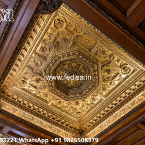 Wooden Classic Ceiling Design Pop For Hall Ceiling No-7897