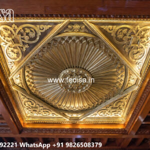 Wooden Classic Ceiling Design Indian False Ceiling Design No-7904