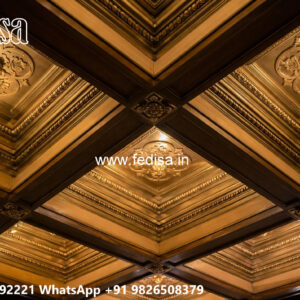 Wooden Classic Ceiling Design Pop Ceiling Design Catalog 2026 No-7907