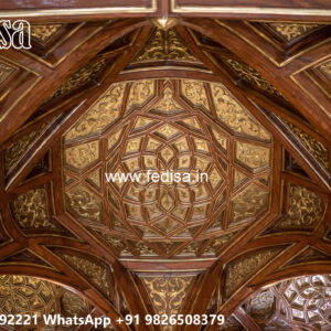 Wooden Classic Ceiling Design Raw Ceiling Design No-7909