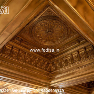 Wooden Classic Ceiling Design Washroom Ceiling Design 2026 No-7916