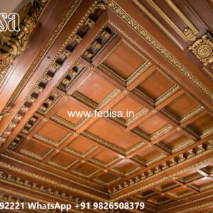 Wooden Classic Ceiling Design Pop Chhat Ka Design No-7929