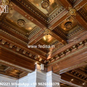 Wooden Classic Ceiling Design False Ceiling Designer Near Me No-7940
