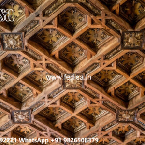 Wooden Classic Ceiling Design False Ceiling Cnc Design No-7947
