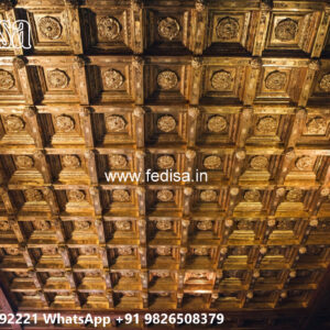 Wooden Classic Ceiling Design Modern Plus Minus Pop Design No-7952