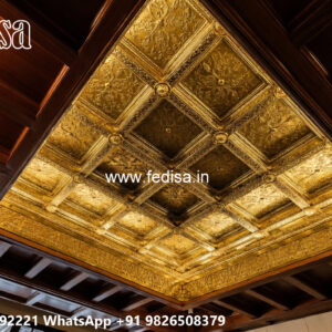 Wooden Classic Ceiling Design Pop Hall Design 2026 No-7959
