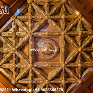 Wooden Classic Ceiling Design Plus Minus Ceiling No-7965