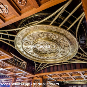 Wooden Classic Ceiling Design Pop Design For Small Balcony No-7969