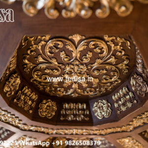 Wooden Classic Ceiling Design Golden Ceiling Design No-7974