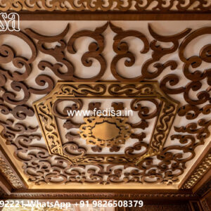 Wooden Classic Ceiling Design False Ceiling Lighting Design No-7986