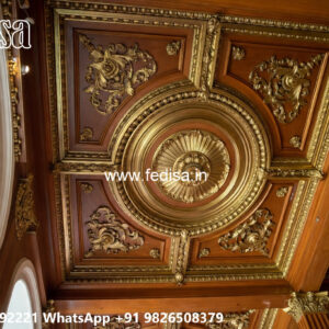 Wooden Classic Ceiling Design Floor Ceiling Design For Hall No-7993