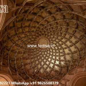 Wooden Classic Ceiling Design Pop Design 2 Fan No-7998