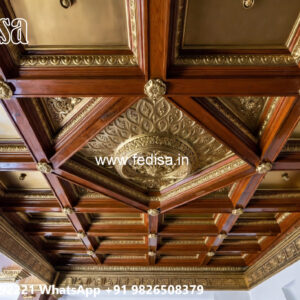 Wooden Classic Ceiling Design Home Theater Ceiling Design No-8001