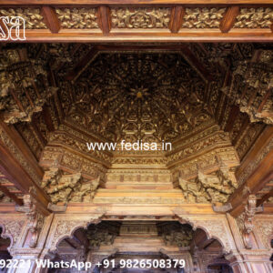 Wooden Classic Ceiling Design Ceiling Bed Design No-8002