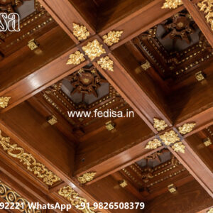 Wooden Classic Ceiling Design Small Kitchen Ceiling Ideas No-8015