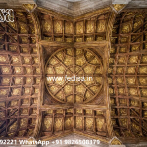 Wooden Classic Ceiling Design Gypsum False Ceiling Design For Bedroom No-8016