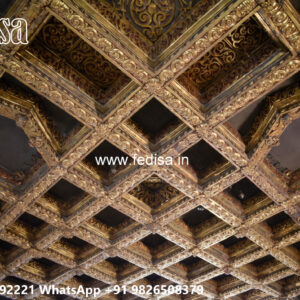Wooden Classic Ceiling Design Fall Ceiling Design For Office No-8043