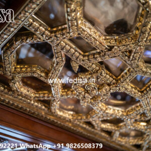 Wooden Classic Ceiling Design False Ceiling Center Design No-8046