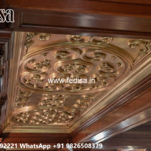 Wooden Classic Ceiling Design Selig Dizain 2026 No-8049