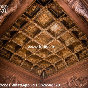 Wooden Classic Ceiling Design Rooftop Ceiling Design No-8058