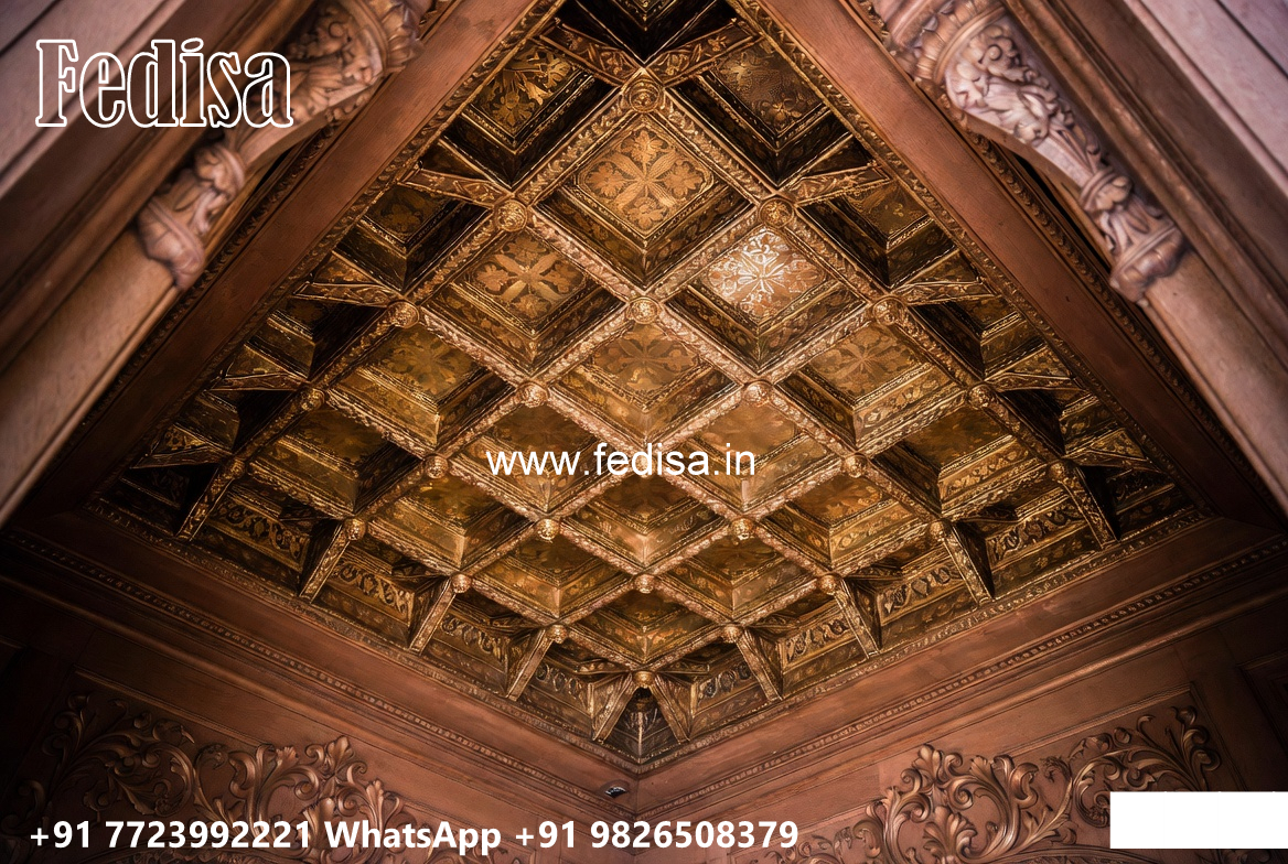 Wooden Classic Ceiling Design Rooftop Ceiling Design No-8058