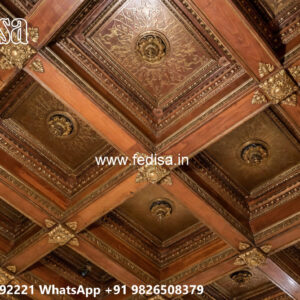 Wooden Classic Ceiling Design False Ceiling New Design 2026 No-8059