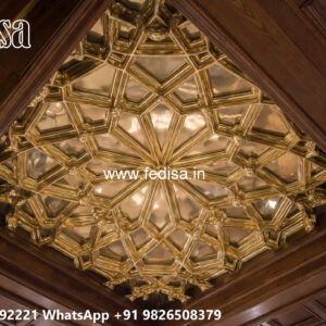 Wooden Classic Ceiling Design Office Ceiling Ideas No-8065