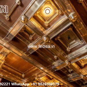 Wooden Classic Ceiling Design Suspended Ceiling Designs No-8076
